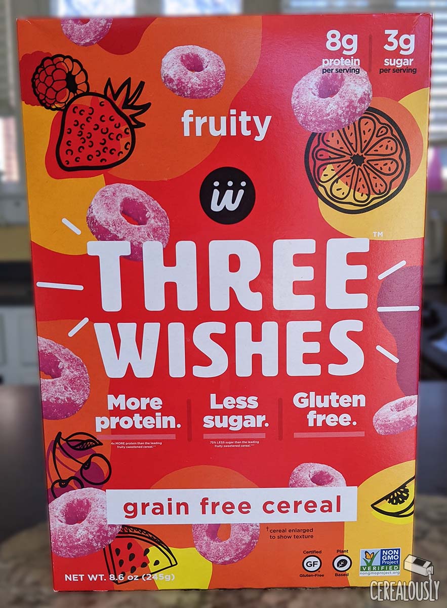 Review Three Wishes Fruity Cereal