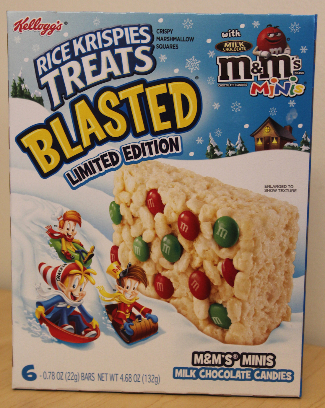 Review: Holiday Rice Krispies Treats Blasted with M&M’s Minis - Cerealously