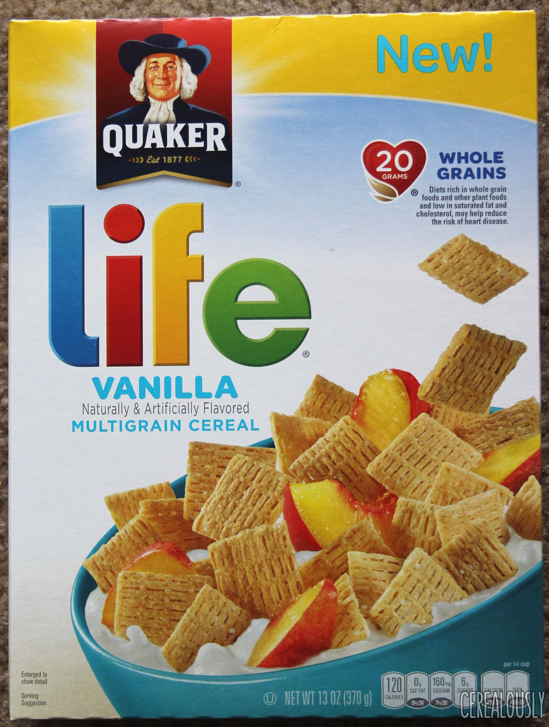 Life Cereal Nutrition Chart Widely Cyberzine Picture Galleries