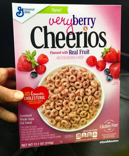 Spooned & Spotted: New Very Berry Cheerios Flavored with Real Fruit