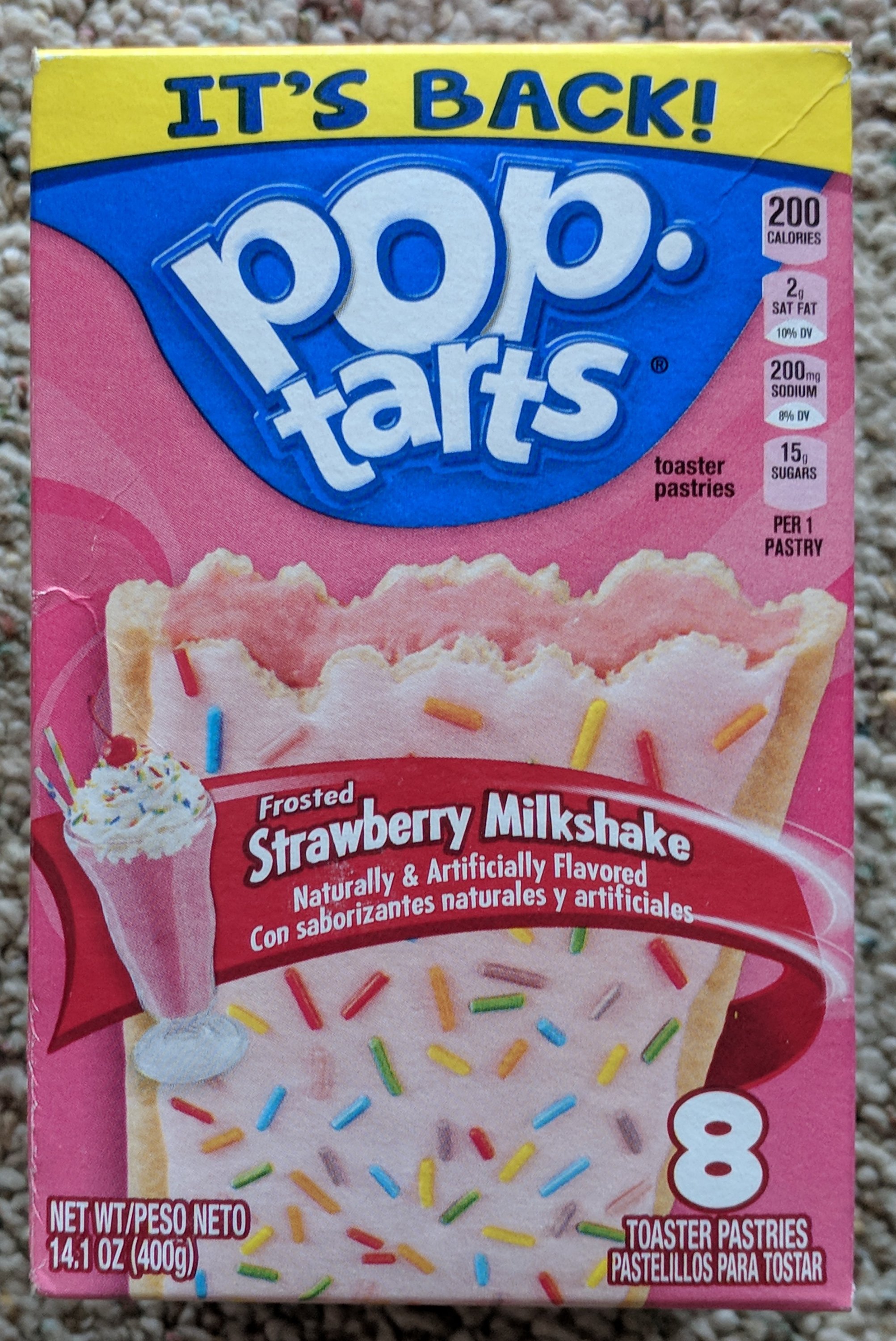 Pop-Tarts Brings Back Strawberry Milkshake Flavor
