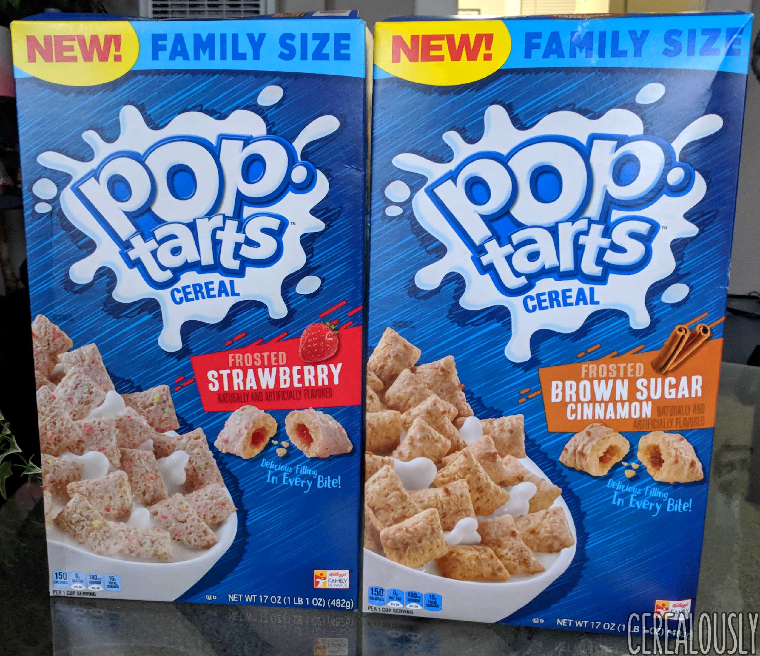 Review: Pop-Tarts Cereal (Strawberry & Brown Sugar Cinnamon!) - Cerealously