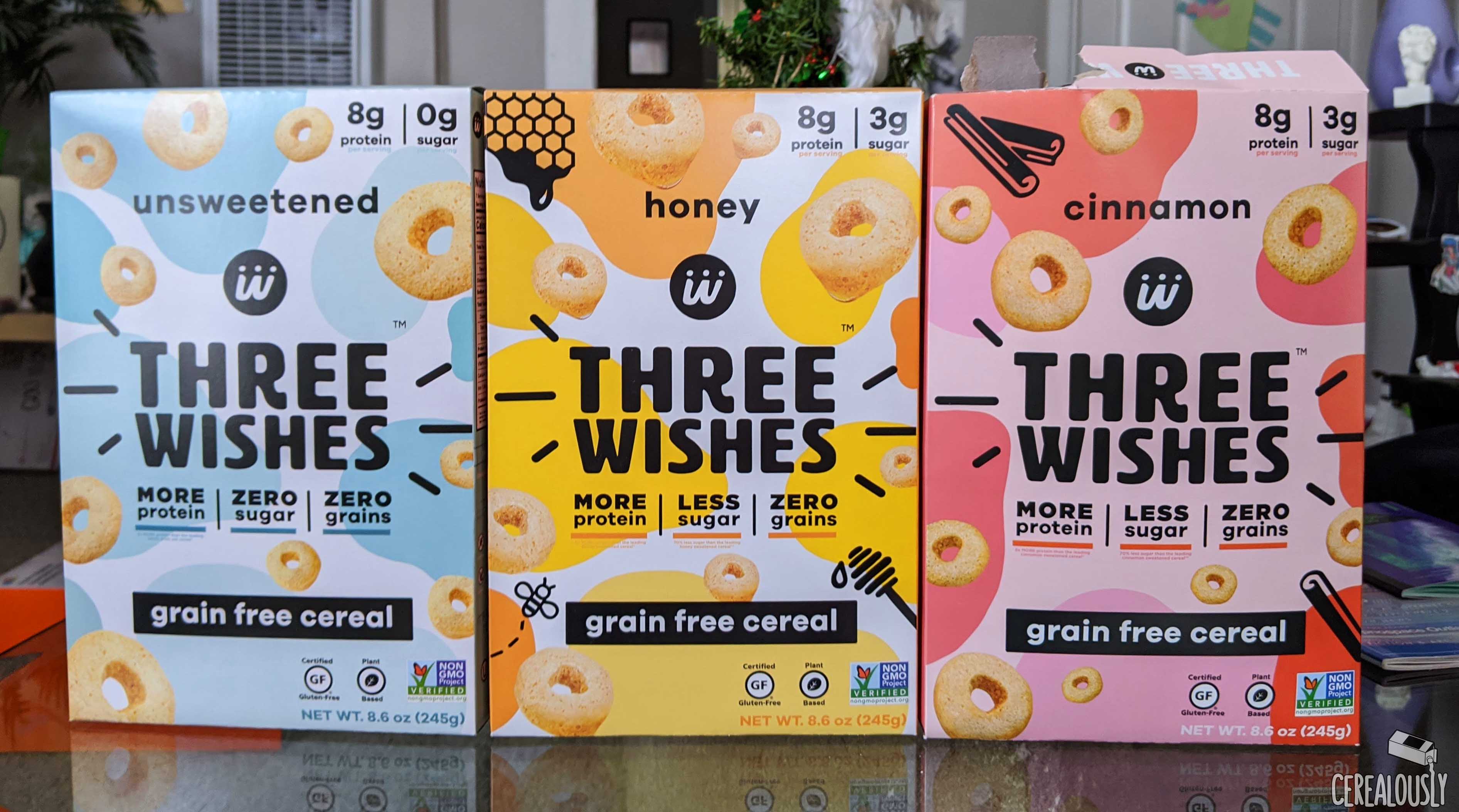 Review Three Wishes Cereal (Three Flavors!) Cerealously