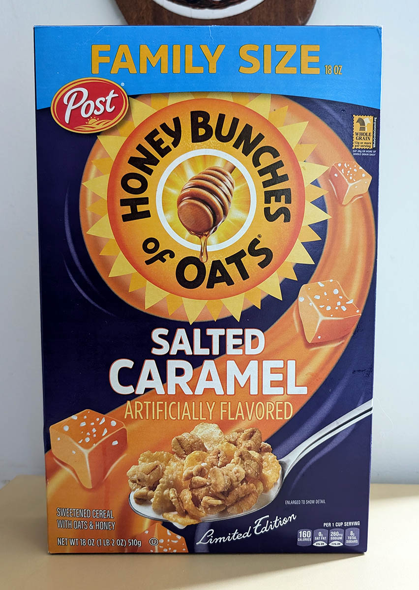 Salted Caramel Honey Bunches of Oats Review - Box