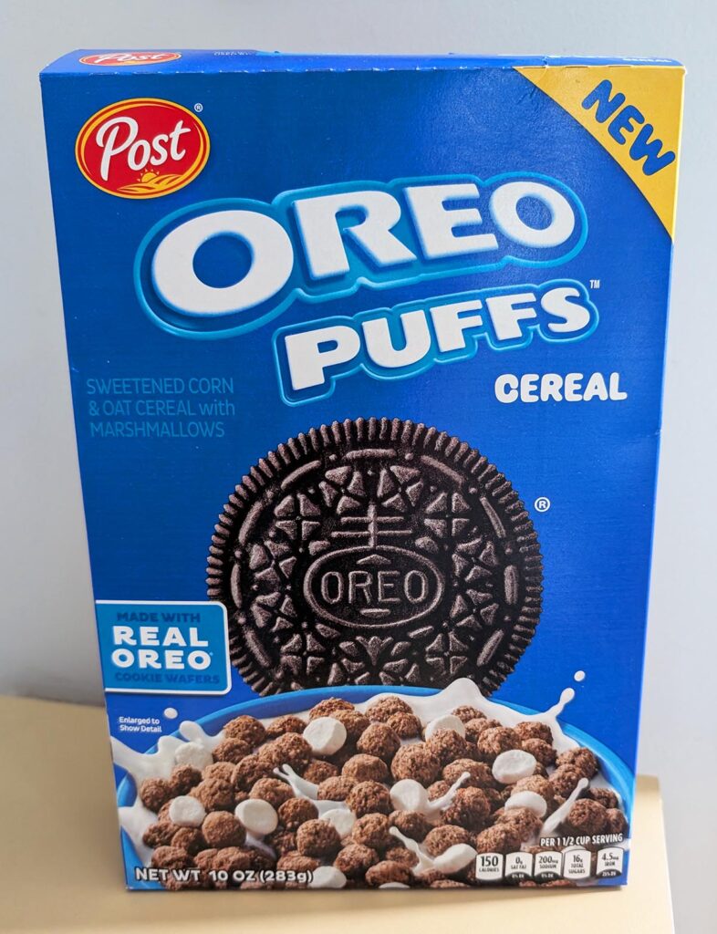 Oreo Puffs Review – Box